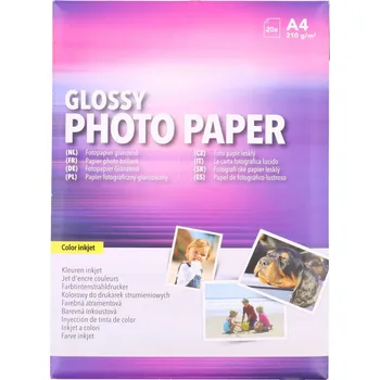 Fotopapír Fotografický papír Logo 2507858 20 ks 210 g/m2 lesklý