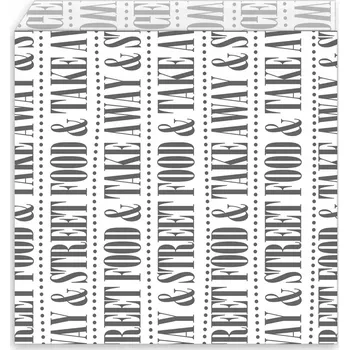 Sáček na potraviny Obálky na hamburgery, ekologické sáčky 16x17cm, 500 ks