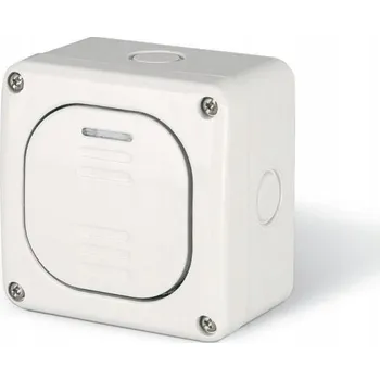 vypínač JEDNOPÓLOVÝ POVRCHOVÝ SPÍNAČ 20A ŠEDÝ SCAME PROTECTA