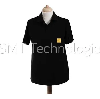 ESD ESD polotriko s krátkým rukávem StaticTec, černé, L - 100104001390