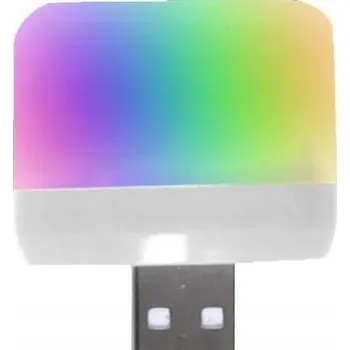 Lampička RGB LED Lampička Duhová USB Android MICRO Telefon