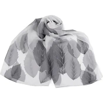 Šátek Letní šátek / šála 50x160 cm - 11 krémová nejsvět. šedá