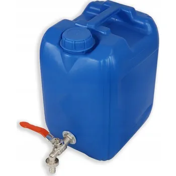 Kanystr Kanystr na vodu StarLiftPolska niebieski z kranem 15,5-20 l
