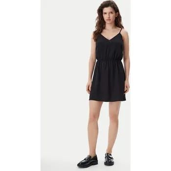 Dámské šaty Tommy Jeans Letní šaty Essential DW0DW20613 Černá Regular Fit XXS