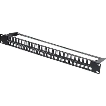 Patch panel CTnet patch panel 48port UTP/FTP modulární, 1U