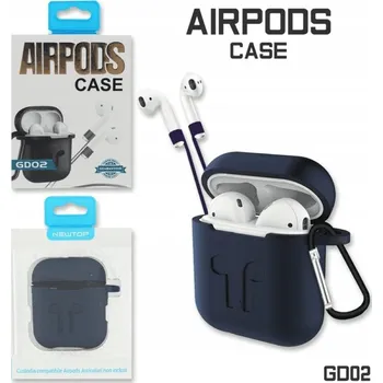 Pouzdro na mobilní telefon Pouzdro silikonové pouzdro na AirPods 1/2 držák na karabinku