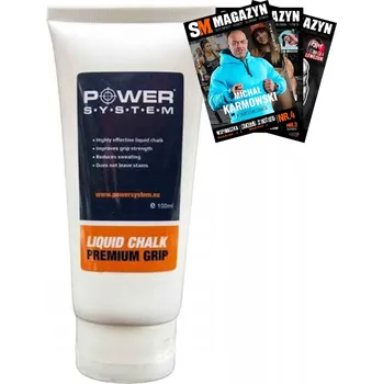 POWER SYSTEM MAGNESIUM V TEKUTÉ FORMĚ LIQUID CHALK PEVNÝ ÚCHOP OCHRANA 100 ml