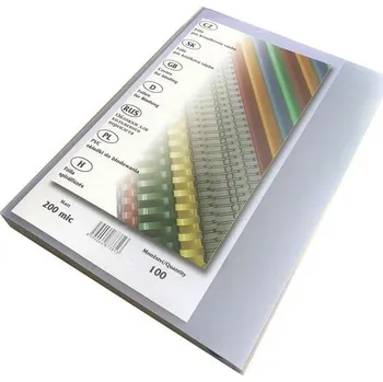 Vazač Matné přední desky pro kroužkovou vazbu 200 mic - A4