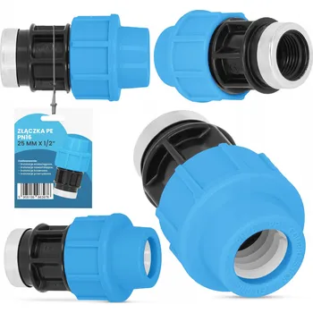 Vodovodní potrubí PE spojka TRCR 25 mm