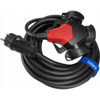 Prodlužovací kabel Prodlužovací Kabel gumový OnPD 3x2,5 50m, H07RN-F t-rozdělovač