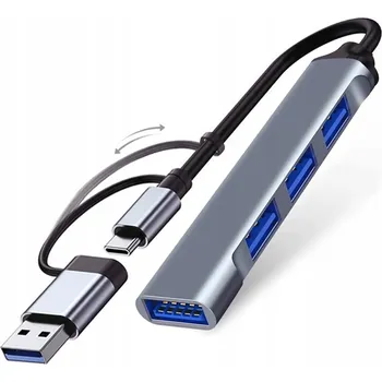 USB hub Adapter HUB USB typ C 4x USB 3.0 Thunderbolt 3