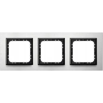 Rámeček trojitý Ospel stříbrný