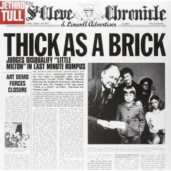 Hudba LP Jethro Tull: Thick As A Brick 2015 Standard Edition 180g Black Vinyl