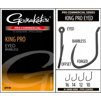 Rybářský háček Gamakatsu Háčky na zem King, 10 ks