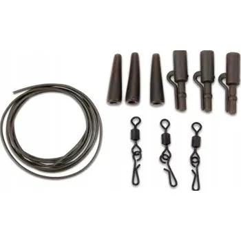 Kompletní sada koncové montáže Anaconda Ring Swivel Safety Lead Clip Power Pack