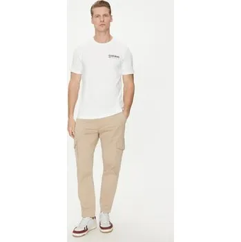 Pánská móda Napapijri T-Shirt Kasba NP0A4HQQ Bílá Regular Fit XXL
