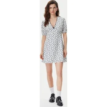 Dámská móda Tommy Jeans Letní šaty DW0DW20337 Écru Regular Fit XL