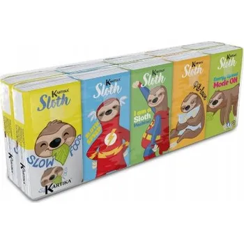 Papírový kapesník Hygienické kapesníčky bez vůně Kartika 3 vrstvé, 90 ks