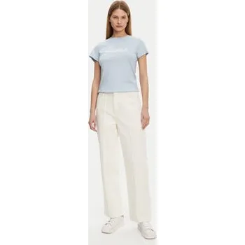 Guess T-Shirt V5GI02 K9RM1 Světle modrá Slim Fit S