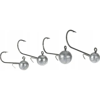 Rybářský háček Jigová hlavička Iron Claw Performance Round Head, velikost 1 3,5 g (4 ks)