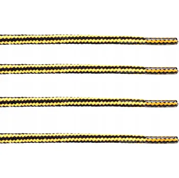 Tkaničky do bot ŽLUTÉ + ČERNÉ tkaničky do bot zmije Outdoor Adidas tkaničky 160 cm