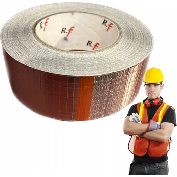 Lepicí páska Hliníková páska vyztužená, šířka 50 mm, délka 50 m