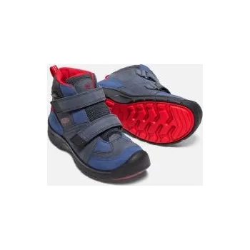 Dětská sportovní obuv Keen HIKEPORT MID STRAP WP K dress blues/blue nights US 8 / EU 24,0 / UK 7 / 15 cm; Modrá obuv +DÁREK dle VÝBĚRU!