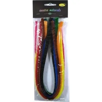 Set školních potřeb Druty chenille kolorowe 9mmx50cm 10szt (pl, 2000, Galeria Hobby)