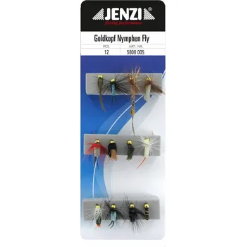 SADA UMĚLÝCH MUŠEK JENZI GOLD HEAD LARVAE FLY