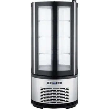 Chlazení CHLADICÍ VITRÍNA STOLNÍ LED 100L KULATÁ 48X103 CM TECHNICA