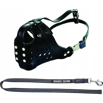 Náhubek pro psa Kožený náhubek Dingo Gear