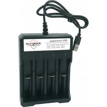 Příslušenství pro čtečku elektronické knihy Nabíječka Eurolook LBC-001 4 16340, 18350, 18500, 18650