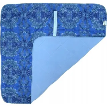 Přebalovací podložka Měkká přebalovací podložka Pupus 69 x 69 cm modrá