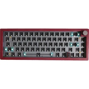 Klávesnice Mechanická klávesnice Red GMK67 65% DIY Kit Hotswap RGB Bezdrátová 2.4 Ghz