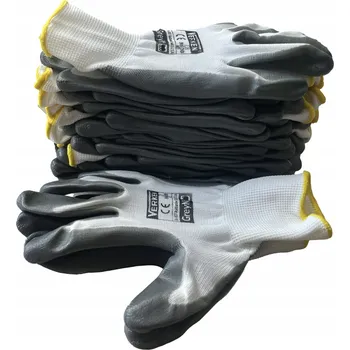 Pracovní rukavice Rukavice INDEX BHP RUKAVICE POTAŽENÉ NITRILEM ODOLNÉ, velikost 11 - XXL 10 párů