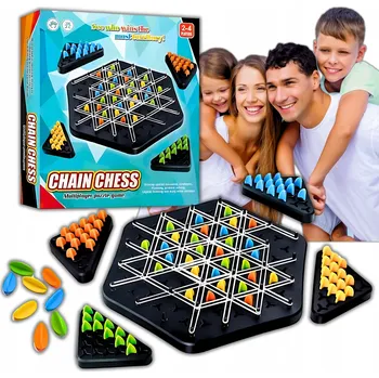 Desková hra Společenská hra Fat Brain Toys - Triggle Hra s trojúhelníky Fat Brain Toys