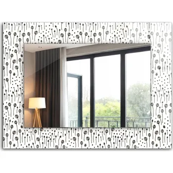 Zrcadlo Ozdobné zrcadlo do domu, bytu, kanceláře XXL 80x60 cm Minimalistická Příroda