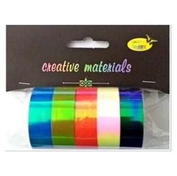 Set školních potřeb Taśmy papierowe opalizujące 15mm 5szt (pl, 2000, Galeria Hobby)