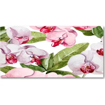 Obraz Kuchyňský panel Růžové orchideje 120x60 cm + LEPIDLO
