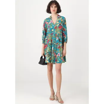 Dámské šaty Šaty Medicine zelená barva, mini, oversize RS25.SUD051 67A, vel. XS