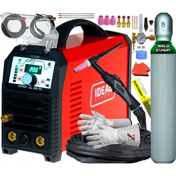 Svářečka TIG DC Ideal Expert 200 Puls HF svářečka 230V