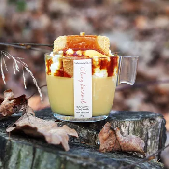 Svíčka Sójová svíčka Slaný karamel