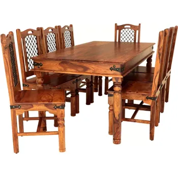 Jídelní set Jídelní set pro 8 osob z masivního dřeva palisandr