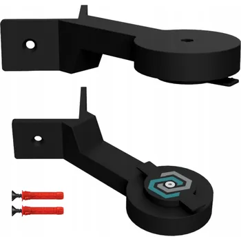 IP kamera DELOSPRO vnější rohový držák pro otočnou kameru Reolink E1-V2 ČERNÝ