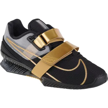 Pánská obuv Černo-zlaté vzpěračské boty Nike Romaleos 4 CD3463-001 Velikost: 41