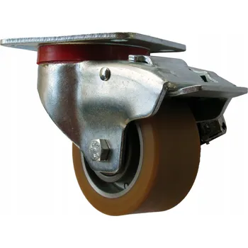 Pojezdové kolečko KOLEČKO, KOLA KE VOZÍKU S BRZDOU POLYURETAN FI 80-200 kg