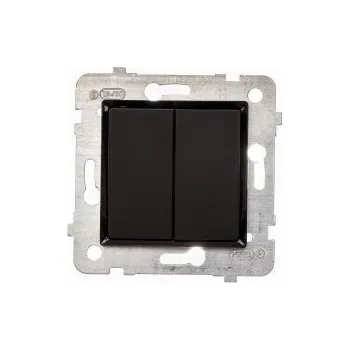 vypínač Otočný stmívač pod omítku Polmark bílý ŁP-9Q/M.CZ