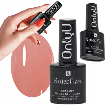 Přípravek na nehty LOSOSOVÝ HYBRIDNÍ LAK NA NEHTY S LESKEM UV/LED LAK L170