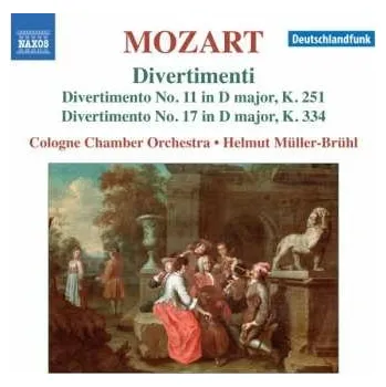 Zahraniční hudba CD Wolfgang Amadeus Mozart: Divertimenti Kv 251 & 334 2013