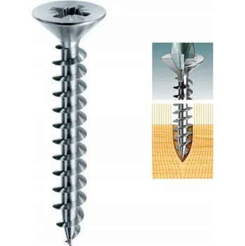 Vrták Univerzální vruty bílý pozink Panelvit 3,5x25mm Drážka PZ 100 kusů